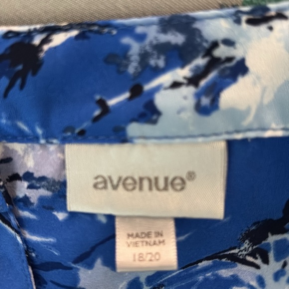 Blue Floral Blouse - Picture 4 of 5